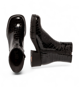 Art Botines de Piel 1284 Varsovia negro
