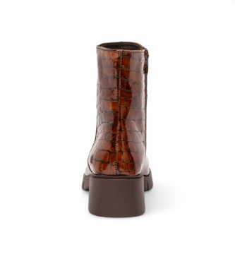 Art Botines de Piel 1284 Varsovia marrn