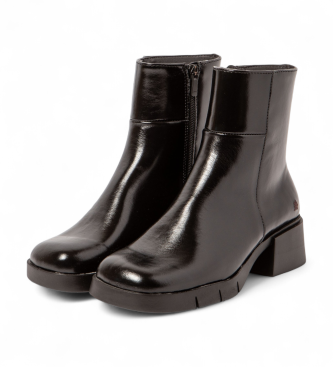 Art Botines de Piel 1284 Varsovia negro