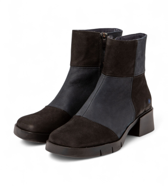 Art Lederstiefeletten 1285 Warsaw schwarz