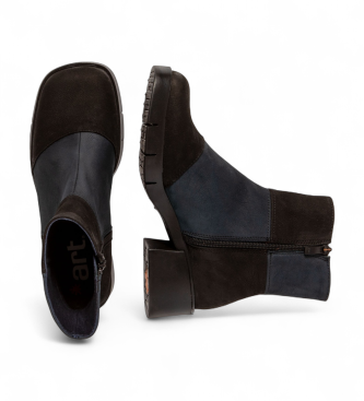 Art Lederstiefeletten 1285 Warsaw schwarz