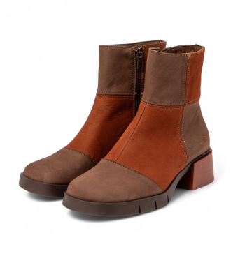 Art Botines de Piel 1285 Varsovia marrn