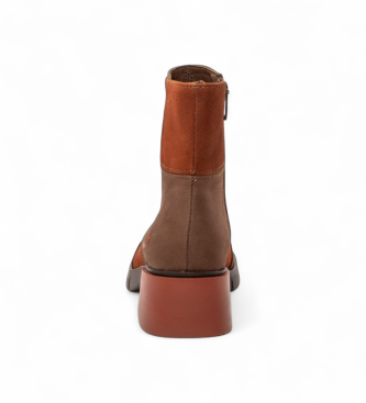 Art Botines de Piel 1285 Varsovia marrn