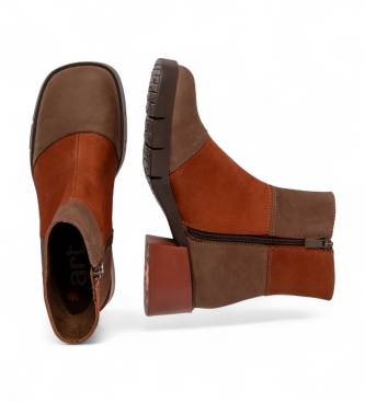 Art Botines de Piel 1285 Varsovia marrn
