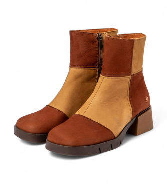 Art Botines de Piel 1285 Varsovia marrn, beige