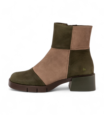 Art Botines de Piel 1285 Varsovia marrn oscuro