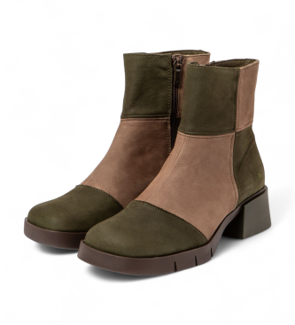 Art Botines de Piel 1285 Varsovia marrn oscuro