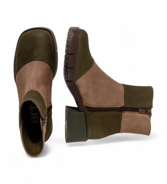 Art Botines de Piel 1285 Varsovia marrn oscuro