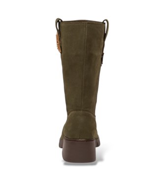 Art Botas de Couro 1286 Varsóvia castanho esverdeado