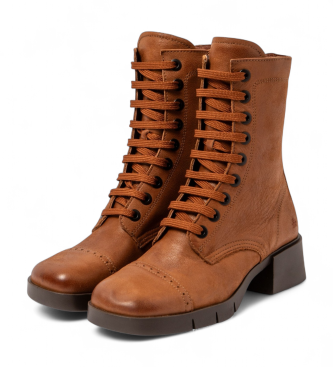 Art Botines de Piel 1287 Varsovia marrn
