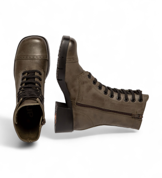 Art Botines de Piel 1287 Varsovia marrn oscuro