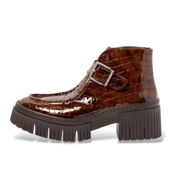 Art Bottines en cuir 1366 York marron