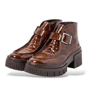 Art Bottines en cuir 1366 York marron