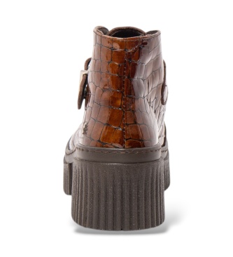 Art Bottines en cuir 1366 York marron
