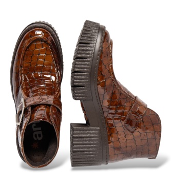 Art Bottines en cuir 1366 York marron