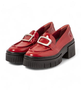 Art Leren loafers 1372 rood