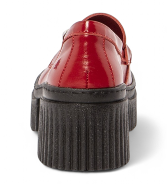 Art Leren loafers 1372 rood