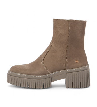 Art Botins em pele 1374 taupe