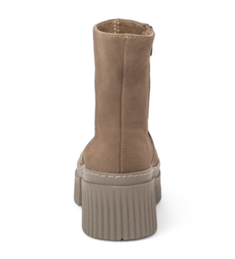 Art Botins em pele 1374 taupe