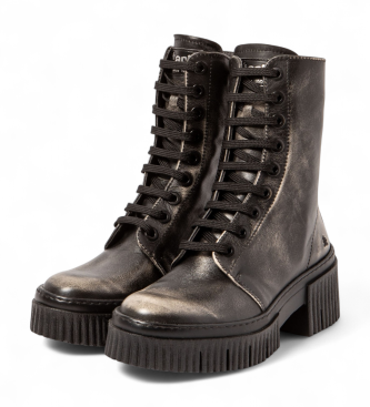 Art Leather Ankle Boots 1375 York grey