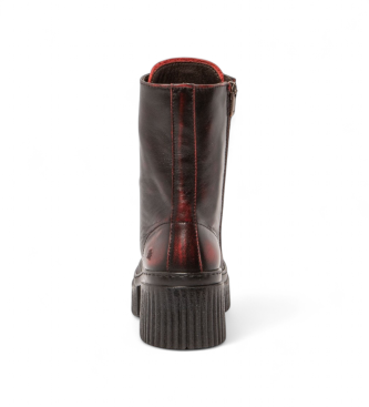 Art Botines de Piel 1375 York granate