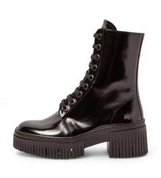 Art Leder-Stiefeletten 1375 York schwarz