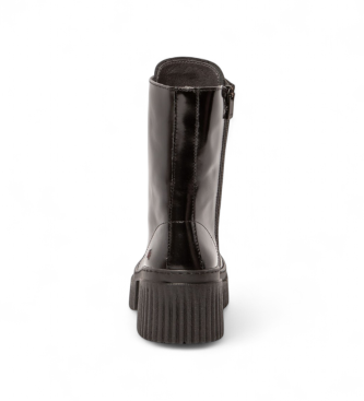 Art Leder-Stiefeletten 1375 York schwarz