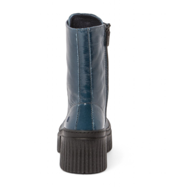 Art Lederstiefeletten 1375 blau