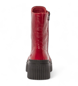 Art Bottines en cuir 1375 rouge