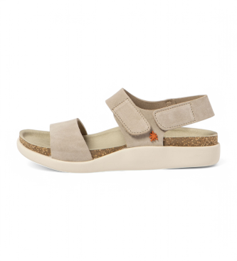 Art Sandales en cuir 1386S Biarritz beige