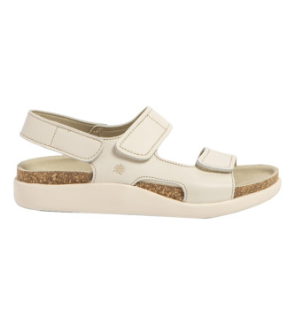 Art 1388 Nappa beige leather sandals