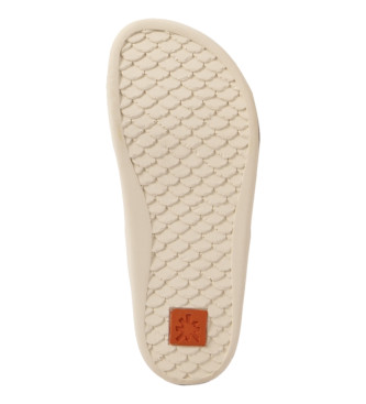 Art 1388 Nappa beige sandaler i lder
