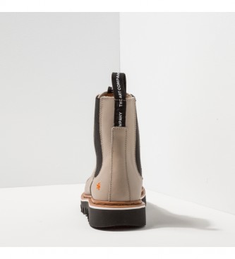 Art 1403 Toronto beige leather ankle boots