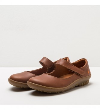 Art Lder ballerina sko 1420 Antibes brun