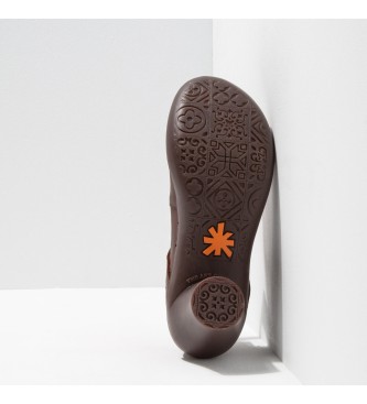 Art Zapatos de piel 1440 Alfama Marrón -Altura 6,5cm-