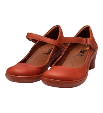 Art Zapatos de piel 1440 Alfama Rojo -Altura 6,5cm-