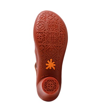 Art Zapatos de piel 1440 Alfama Rojo -Altura 6,5cm-