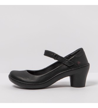 Art 1440 Nappa leather shoes black -Heel height: 6.5cm