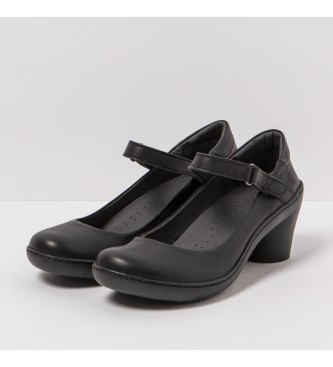 Art 1440 Nappa leather shoes black -Heel height: 6.5cm