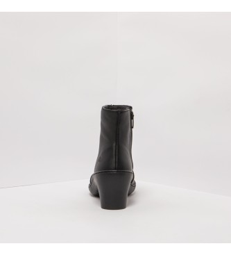 Art Botines de piel negro -altura tacón: 6,5cm-