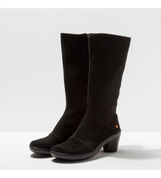 Art Leren laarzen1449 Lux Alfama zwart -Hoogte hak: 6,5 cm