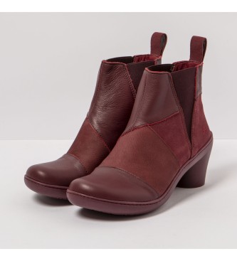 Art Usnjeni čevlji 1453 Alfama maroon -Višina pete 6,5 cm