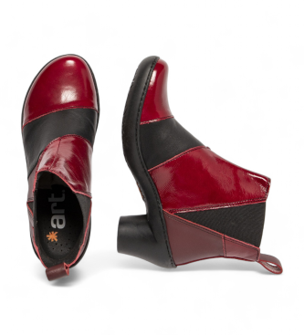 Art Lederstiefeletten 1453 burgundy