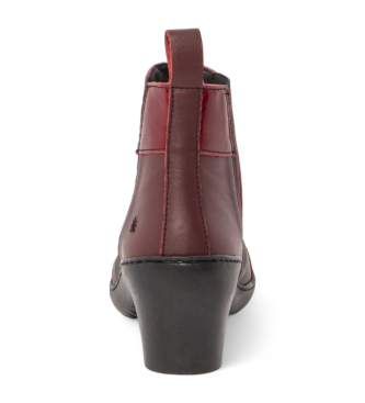 Art Lederstiefeletten 1453 burgundy