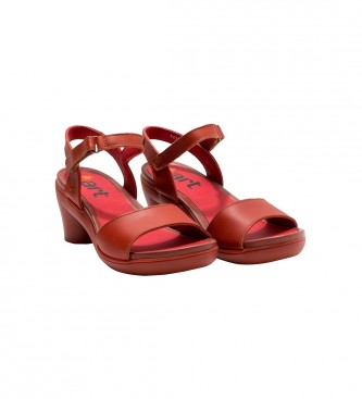 Art Alfama red leather sandals -Heel height 7cm