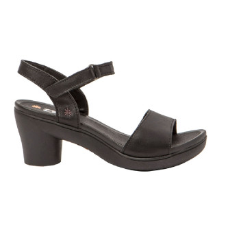 Art Leather sandals 1475 black -Height heel 7cm