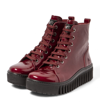 Art Bottines en cuir 1513 Bordeaux