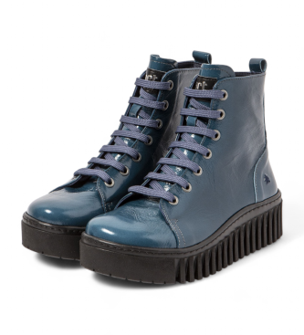 Art Leather ankle boots 1513 blue