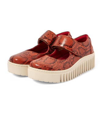 Art Sapatos de couro 1514 Brighton russet red