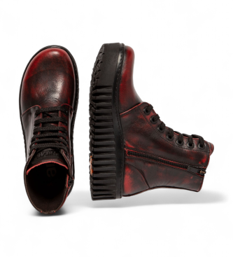 Art 1517 Stivaletti in pelle bordeaux Brighton